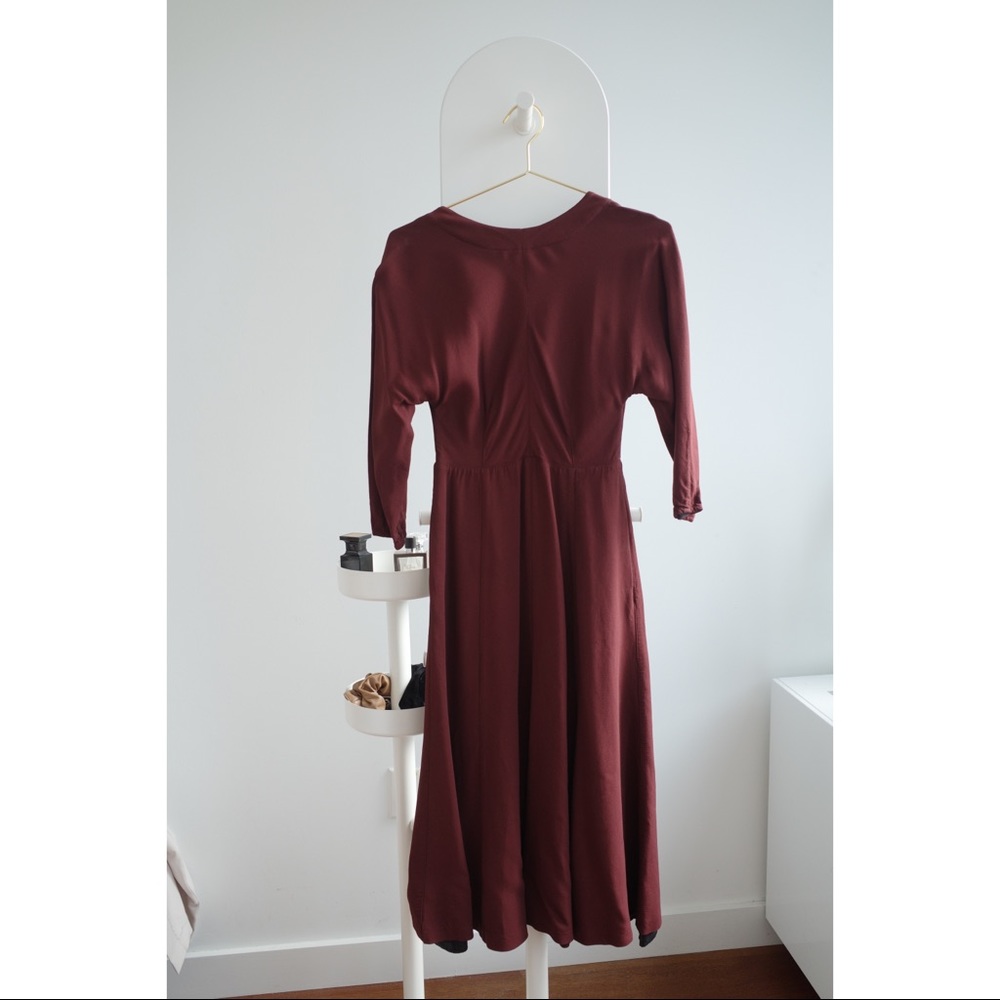 Wilfred Le Fou Burgundy Maxi Dress